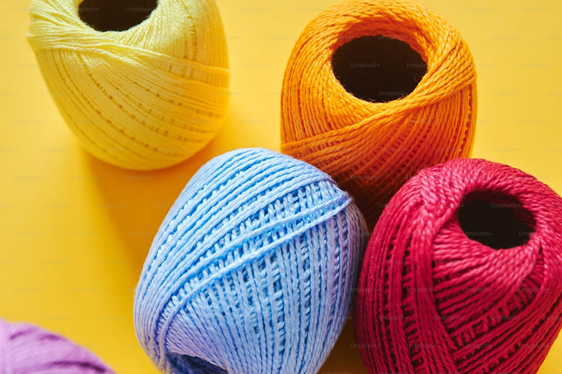 Yarn balls in different weights