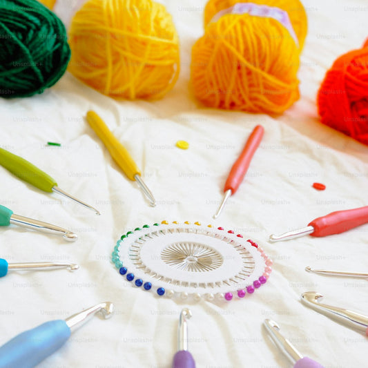Coloured stitch markers