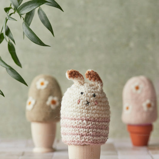 Crochet mushroom set woodland